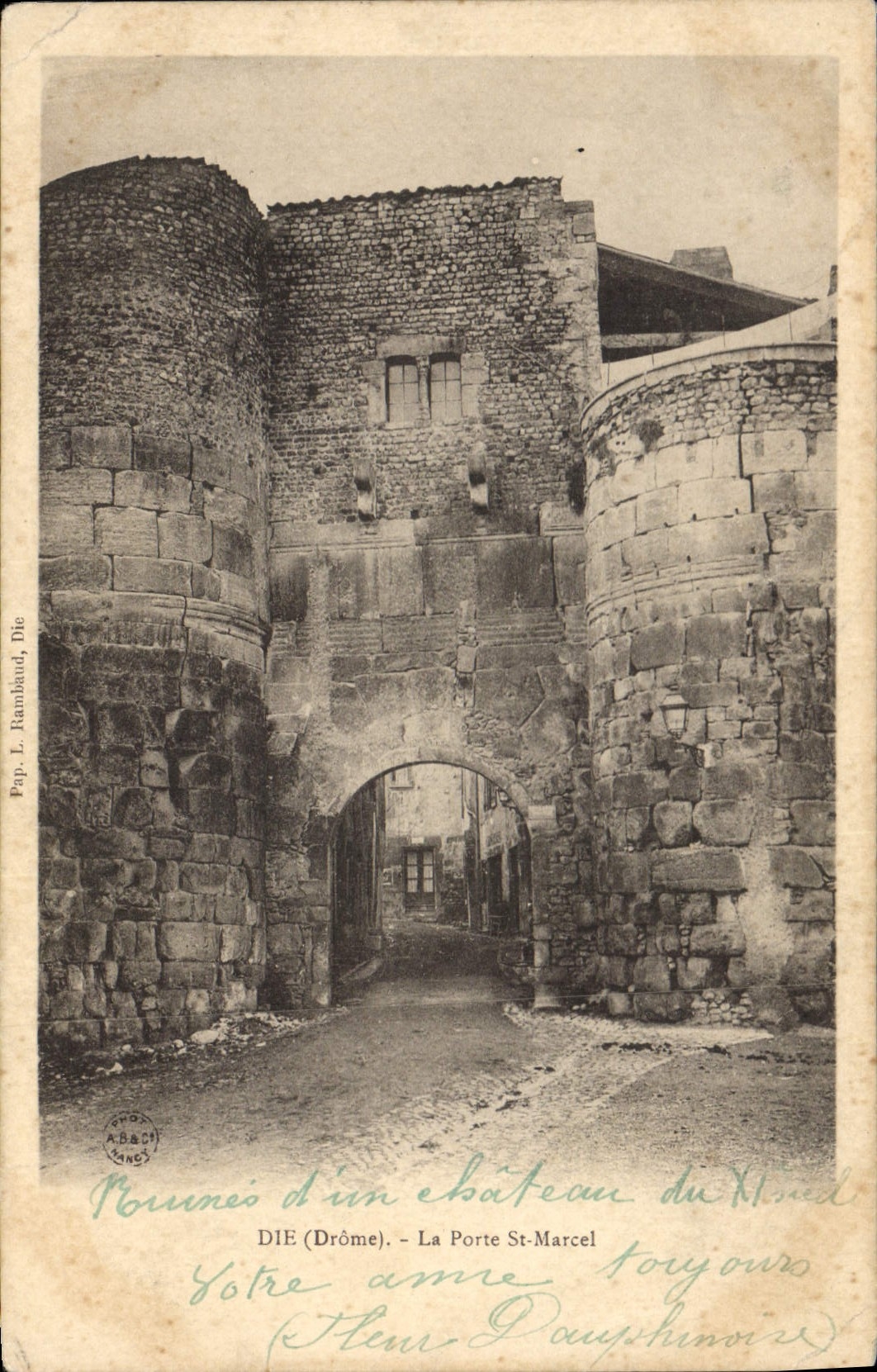 CPA Die Drome la Porte St Marcel 