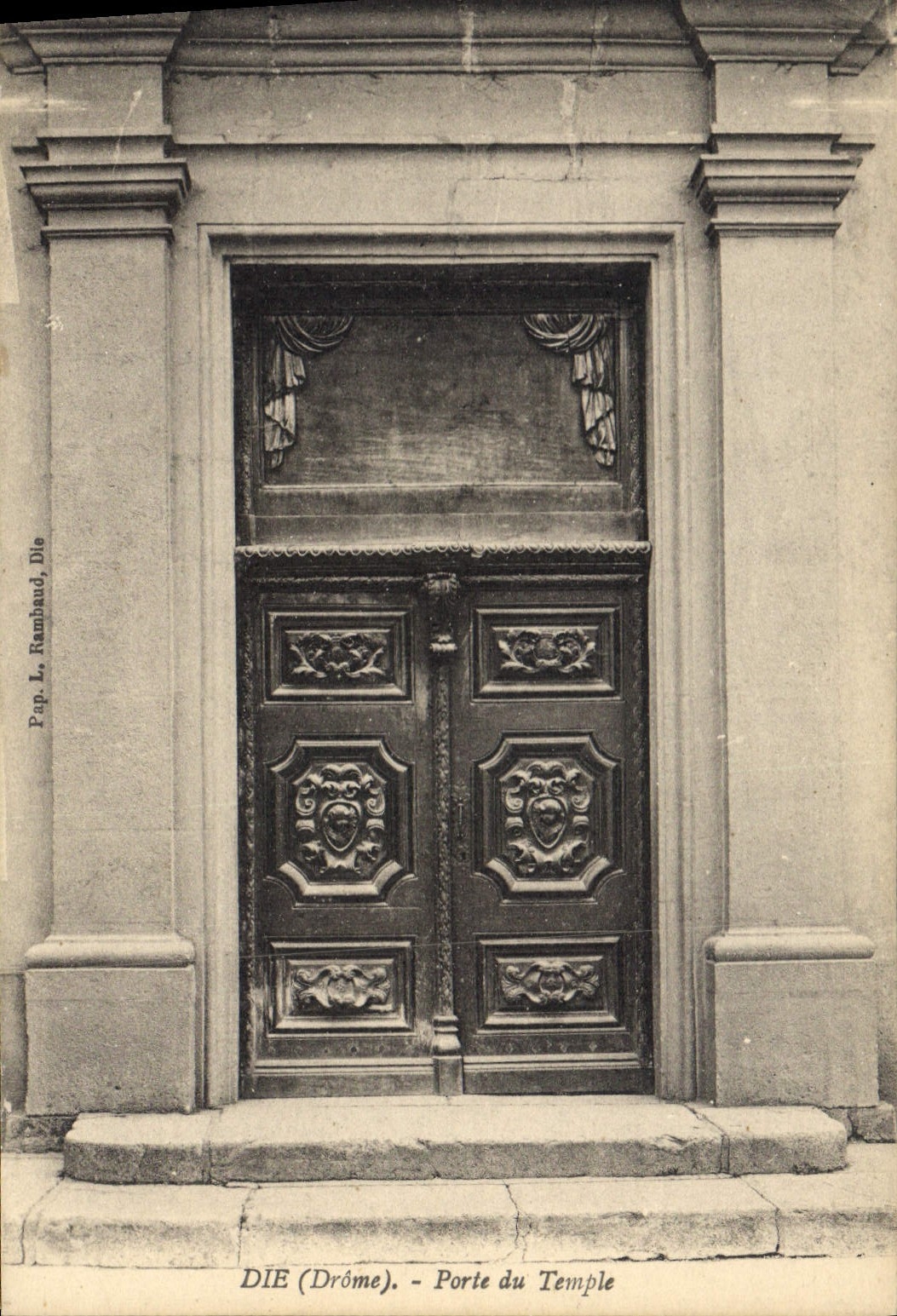 CPA Die Drome porte du Temple 