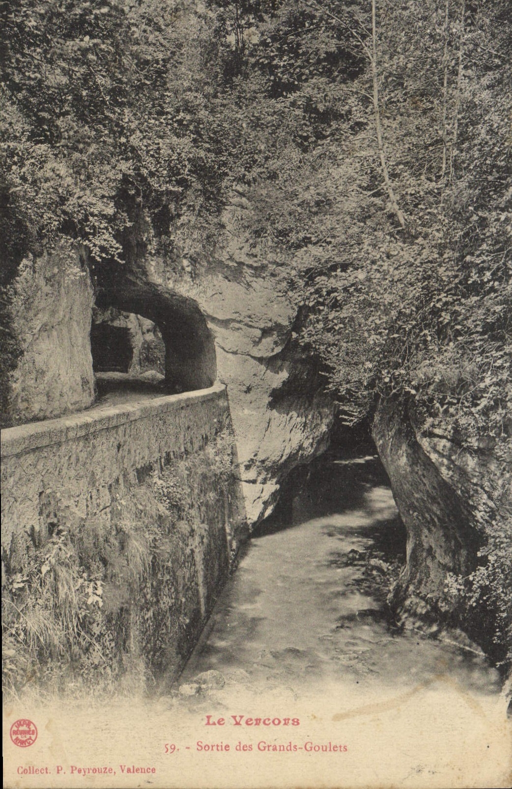 CPA Vercors sortie des Grands Goulets