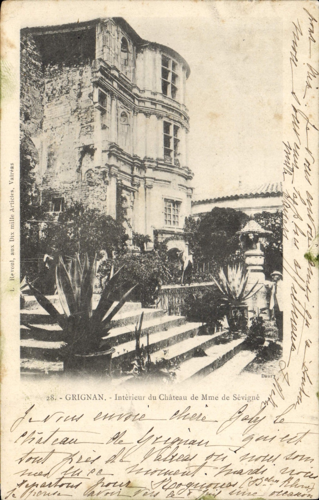 CPA Grignan interieur du chateau de Mme de Sevigne