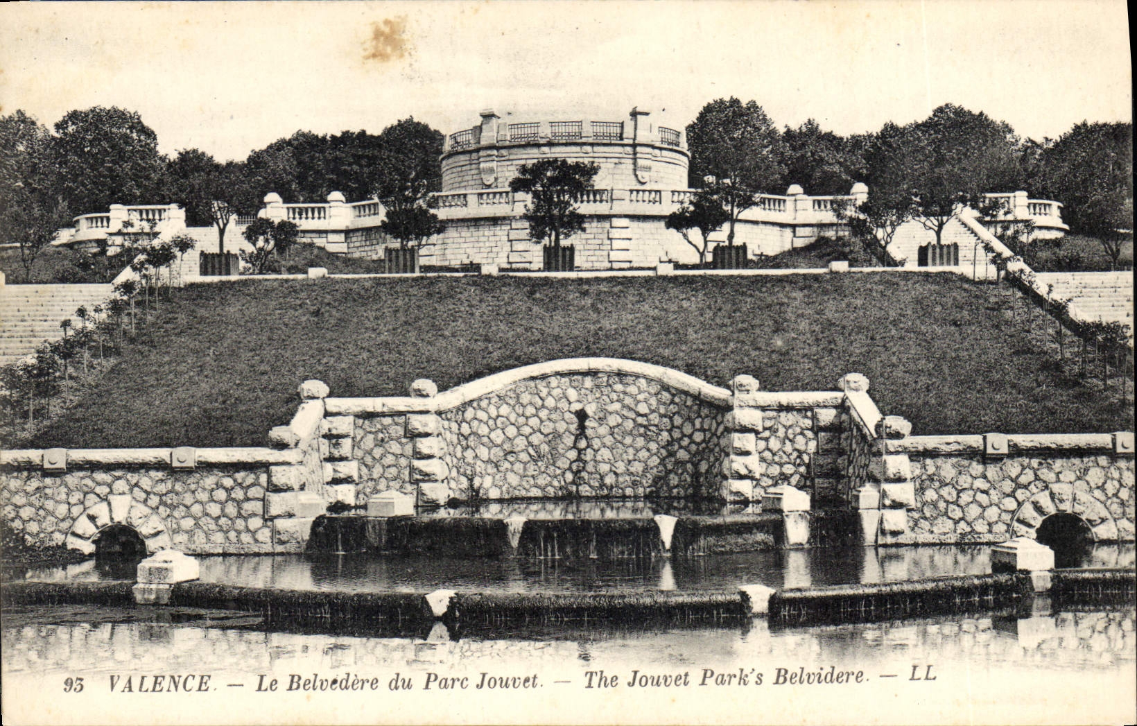 CPA Valence le Belvedere du parc Jouvet