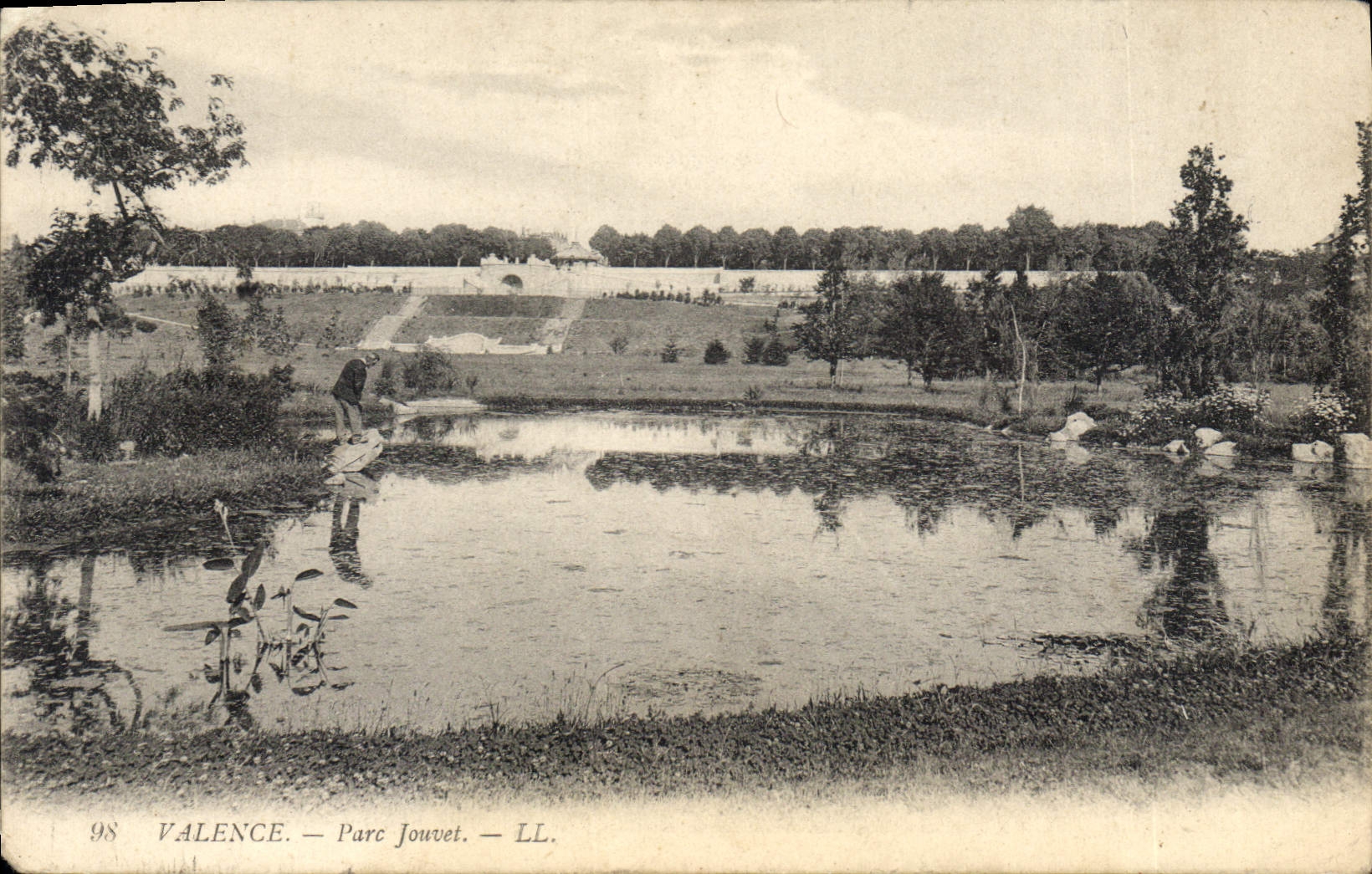 CPA Valence Parc Jouvet 
