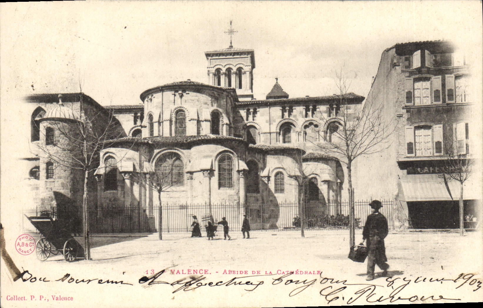 CPA Valence Abside de la cathedrale 