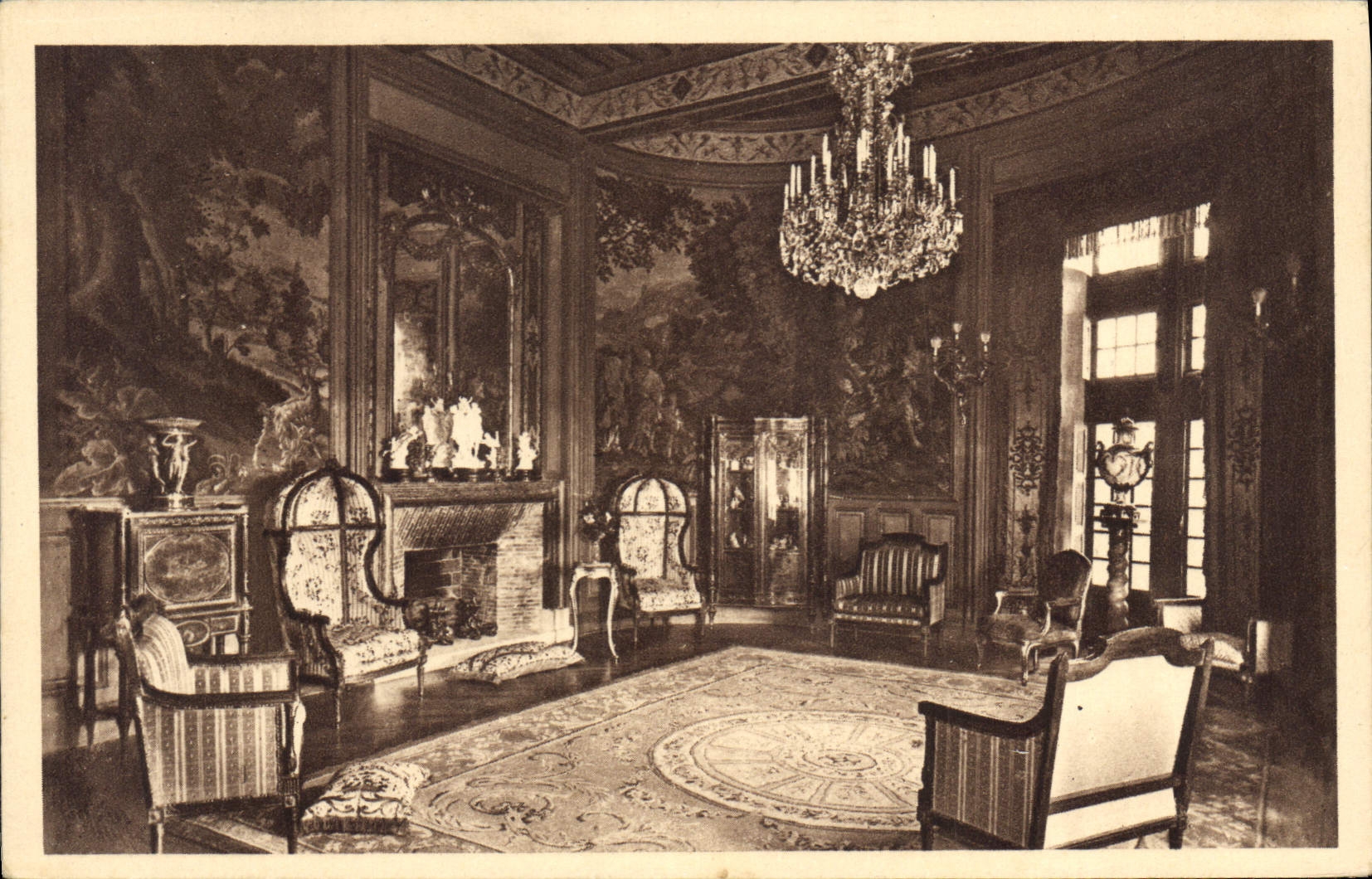 CPA Chateau de Grignan Drome salon de la Reine