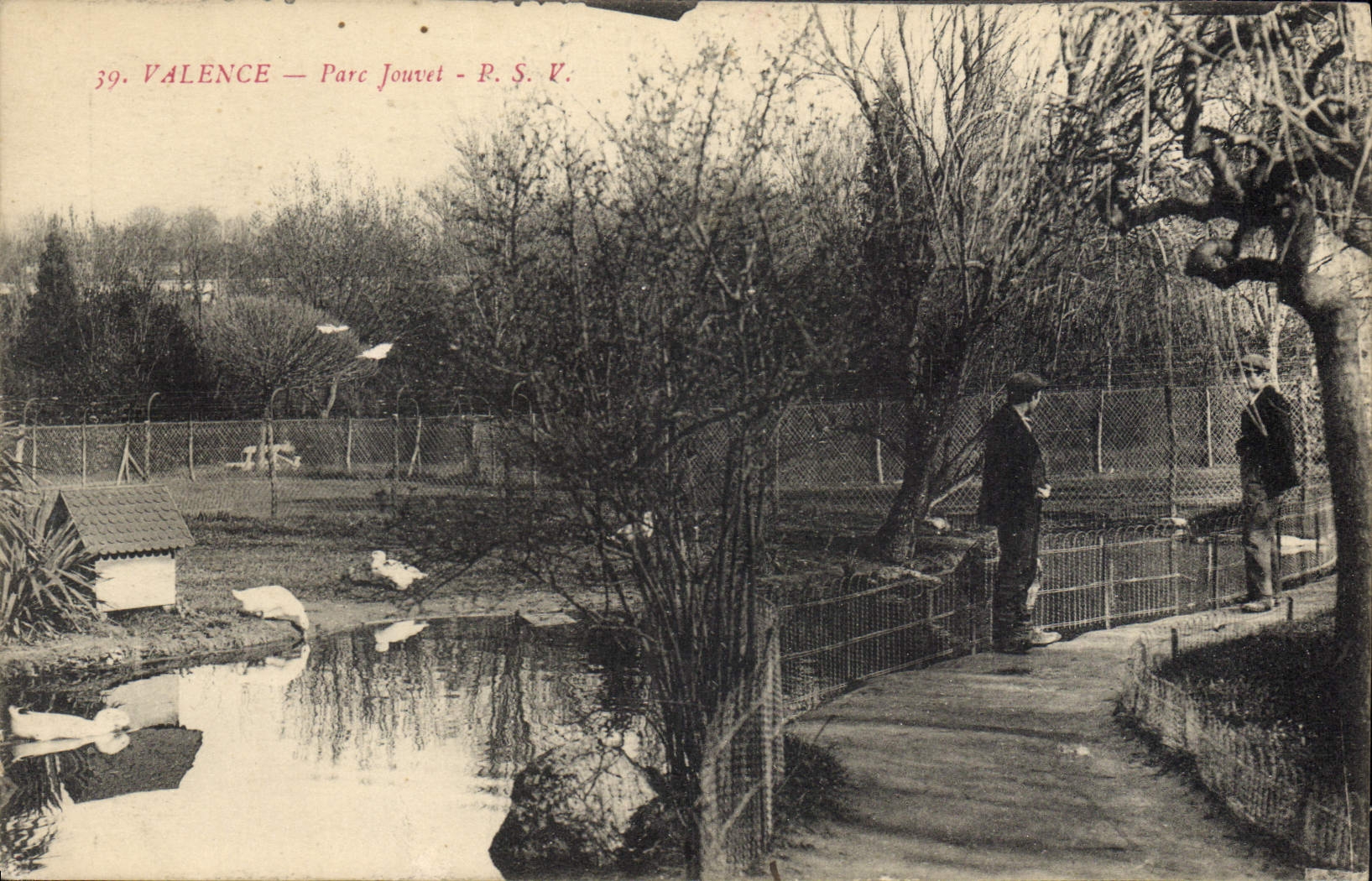 CPA Valence Parc Jouvet 