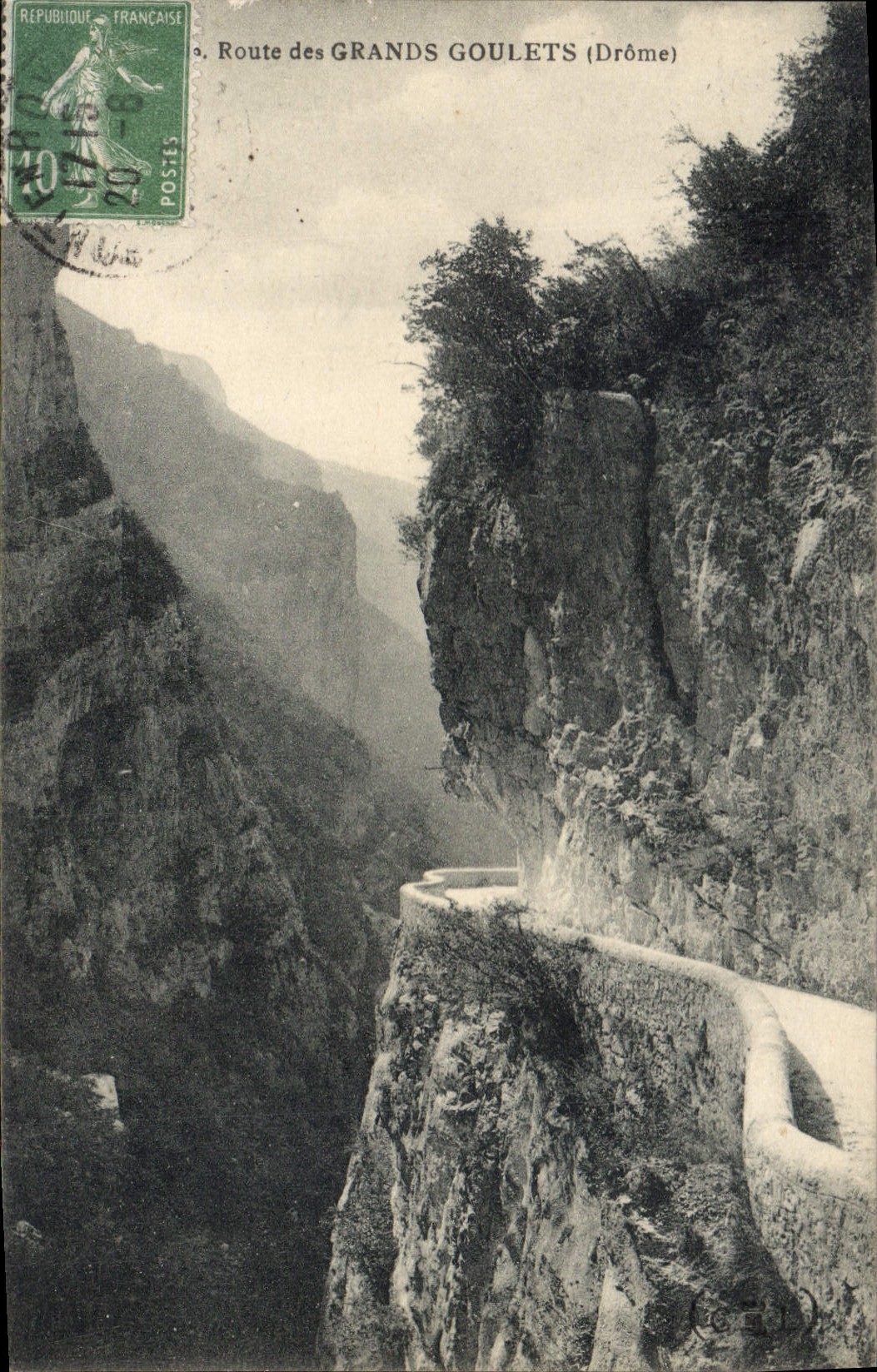 CPA route des grands goulets drome
