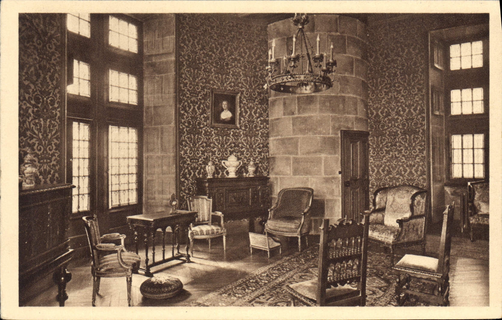 CPA Château de Grignan Salon Francois 1er