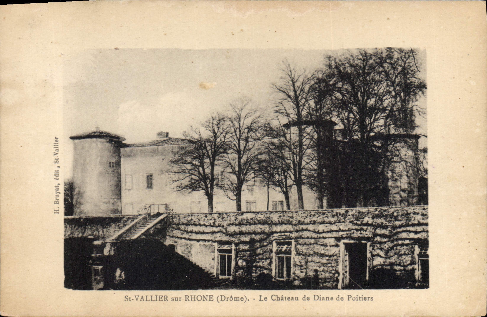 CPA St vallier sur rhone drome le chateau de diane de poitiers