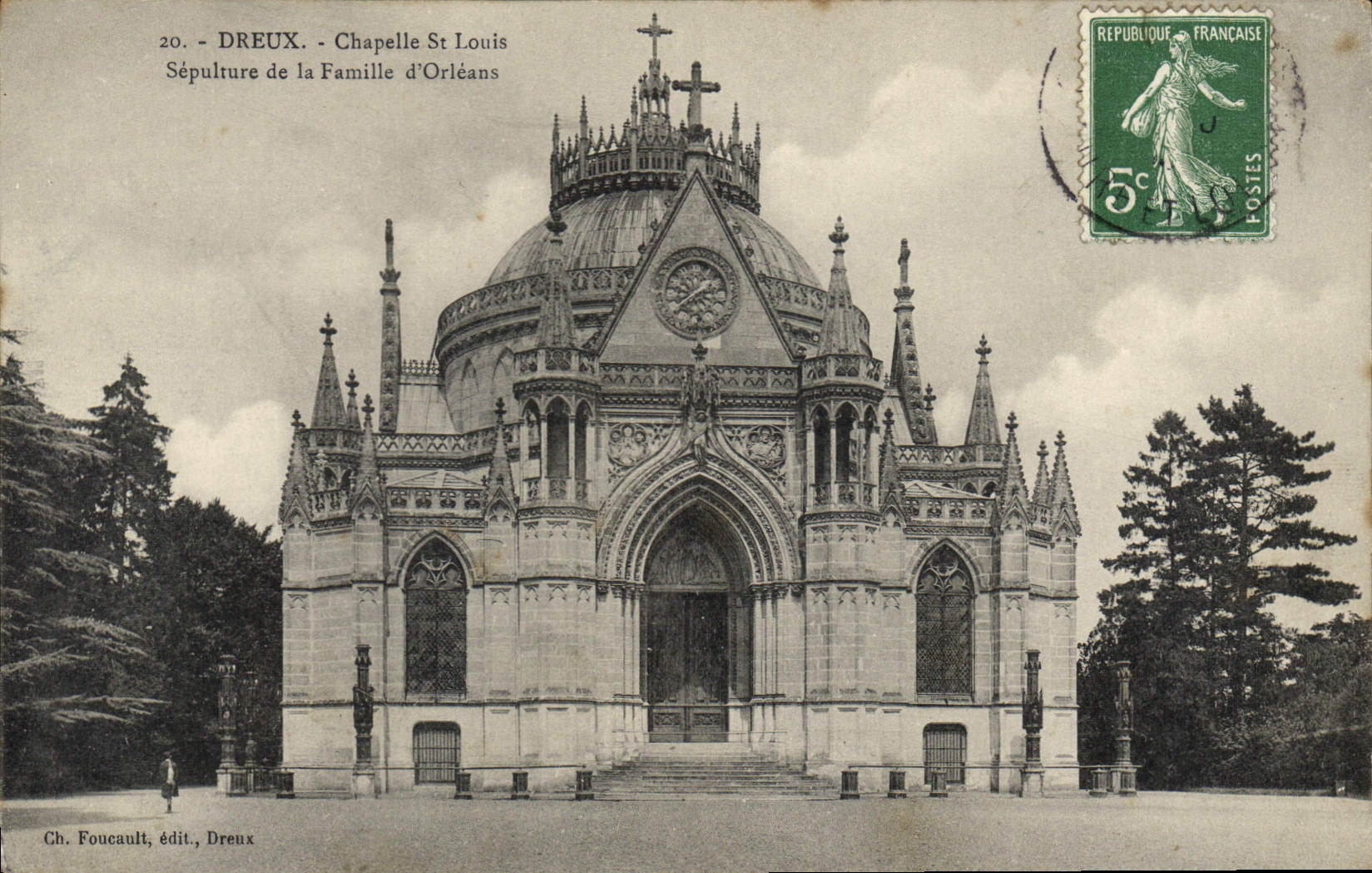 CPA Dreux chapelle st louis sepulture de la famille d'orleans