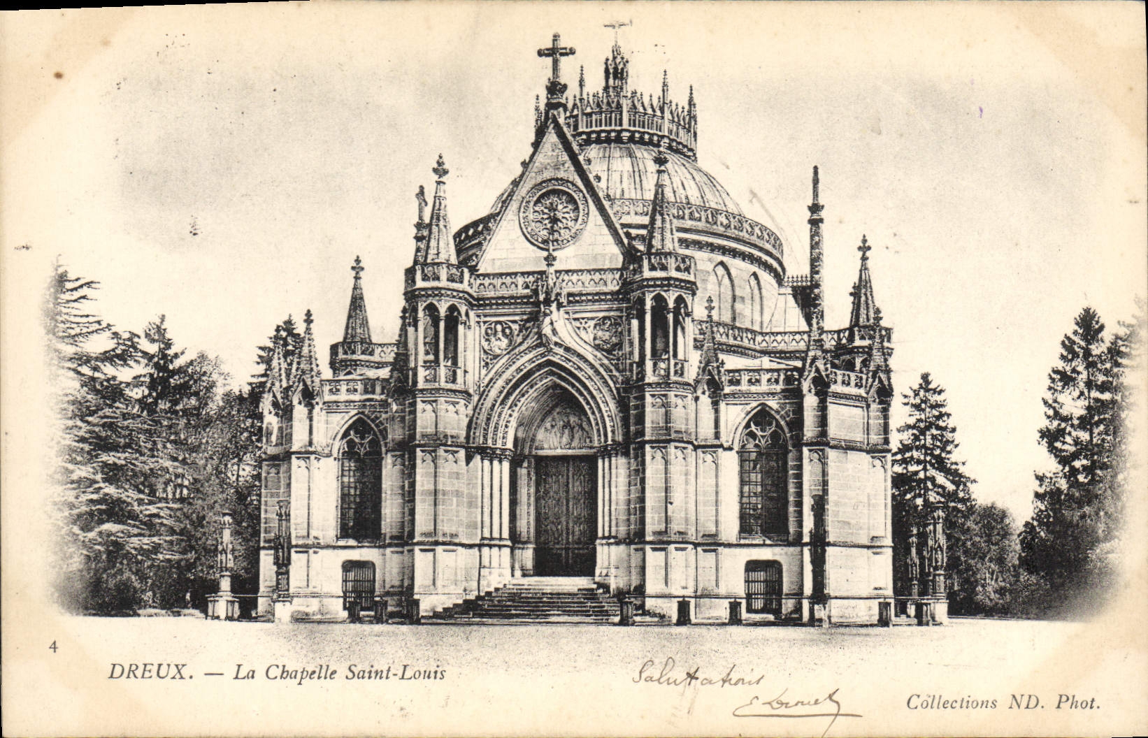 CPA Dreux la chapelle saint louis