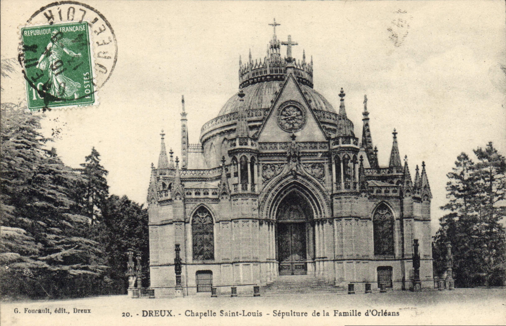 CPA Dreux chappelle saint louis sepulture de la famille d'orleans