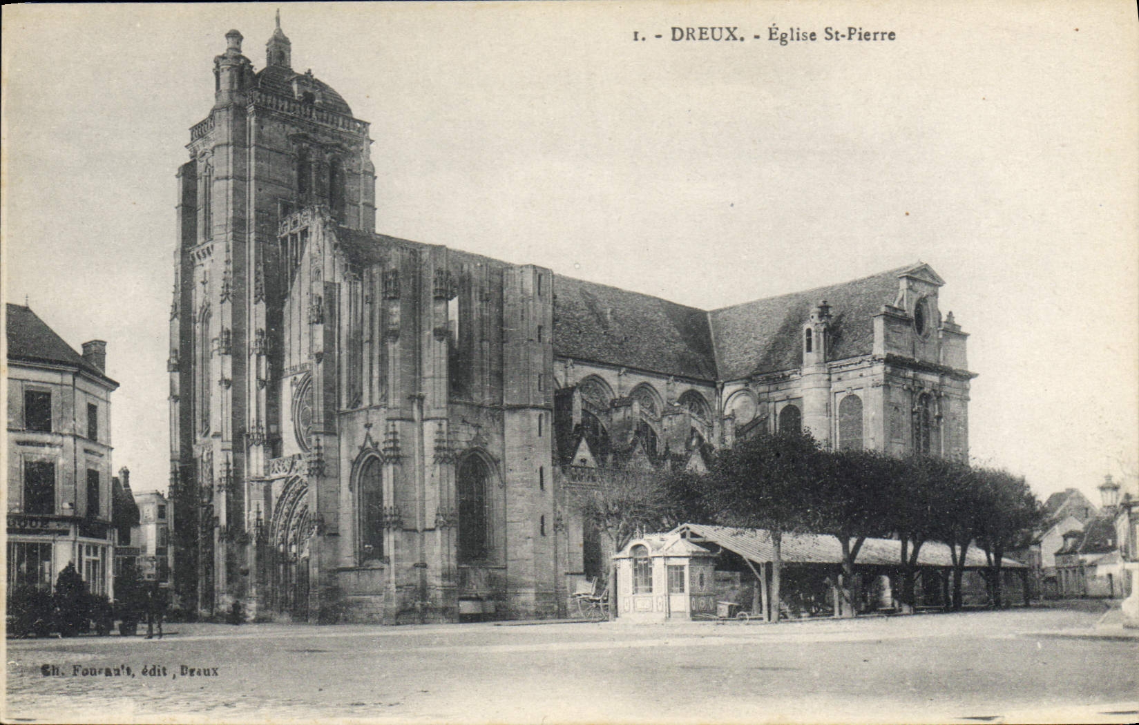 CPA Dreux eglise st pierre
