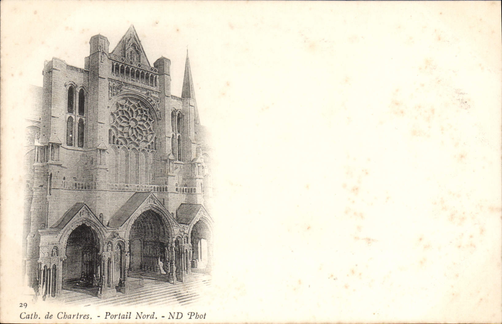 CPA Chartres Portail Nord