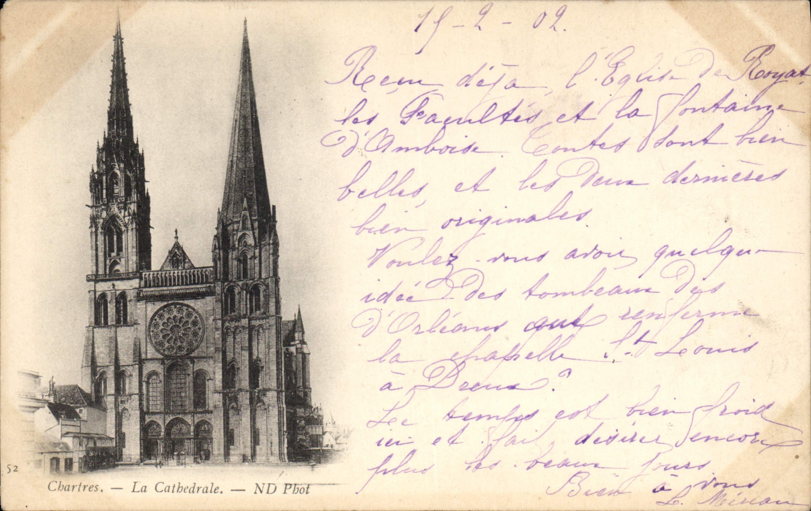 CPA Chartres La Cathedrale