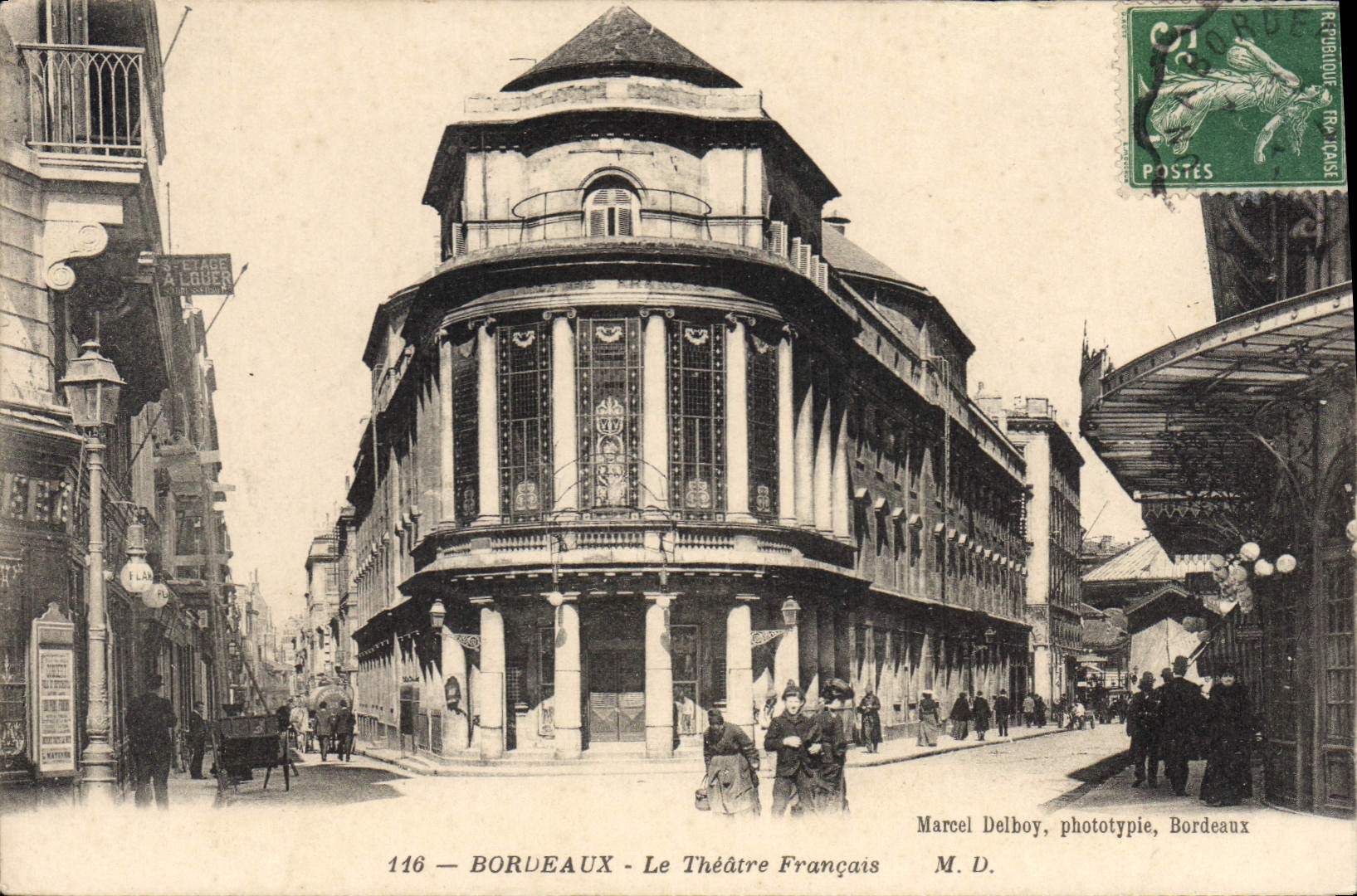CPA Bordeaux Le Theatre Francais