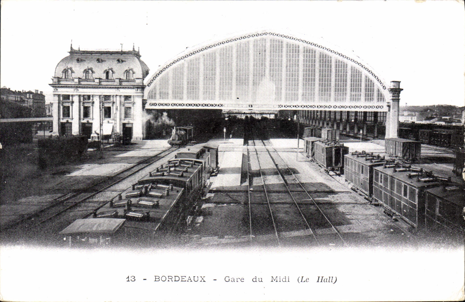 CPA Bordeaux Gare du Midi Train Trains