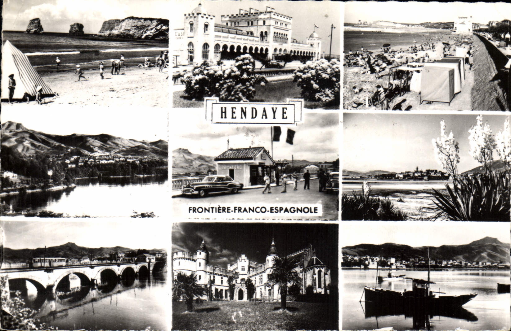 CPM Hendaye Frontiere Franco Espagnole