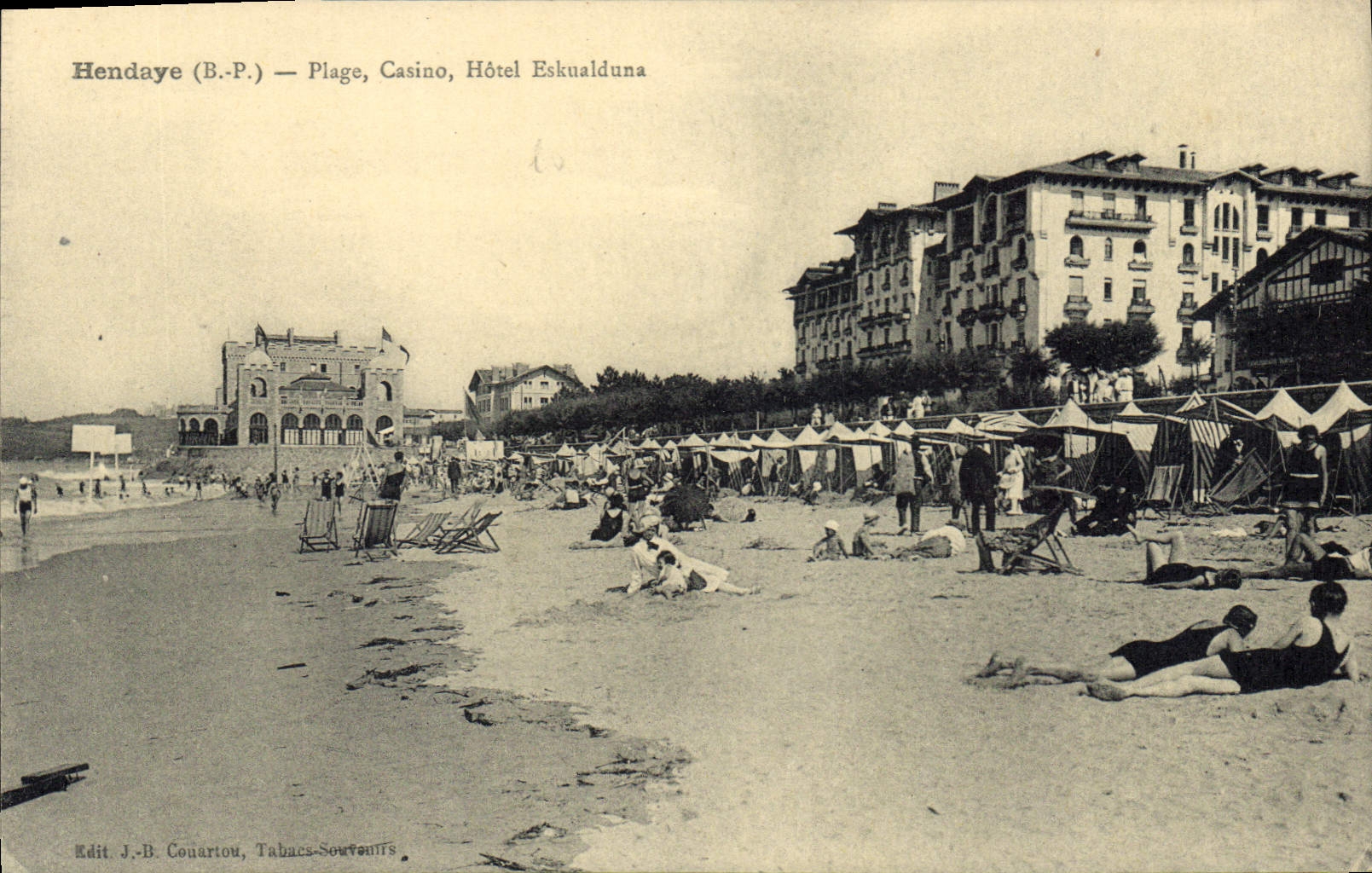 CPA Hendaye Plage Casino Hotel Eskualduna