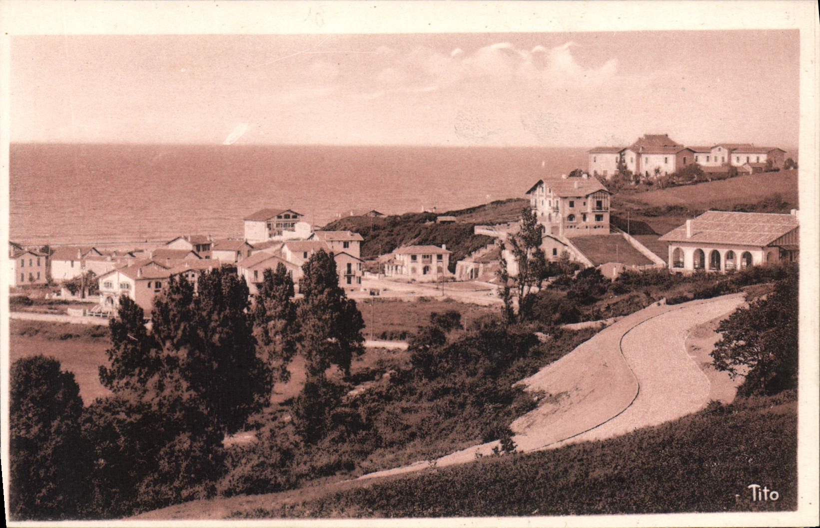 CPA Hendaye Plage Les Beaux Paysages de France la Cote Basque
