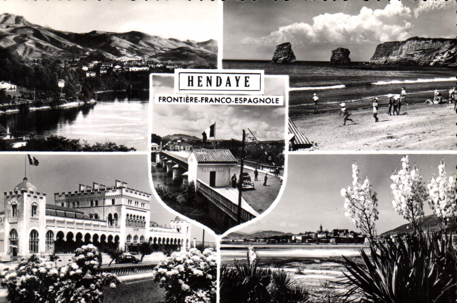 CPM Hendaye Frontiere Franco Espagnole