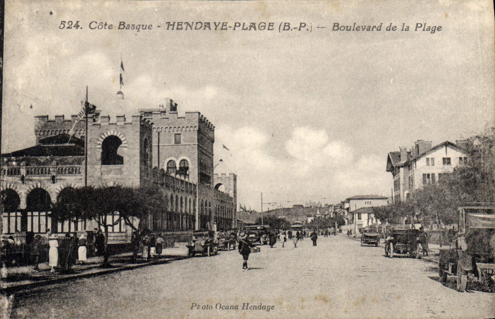 CPA Hendaye Plage Cote Basque Boulevard de la Plage