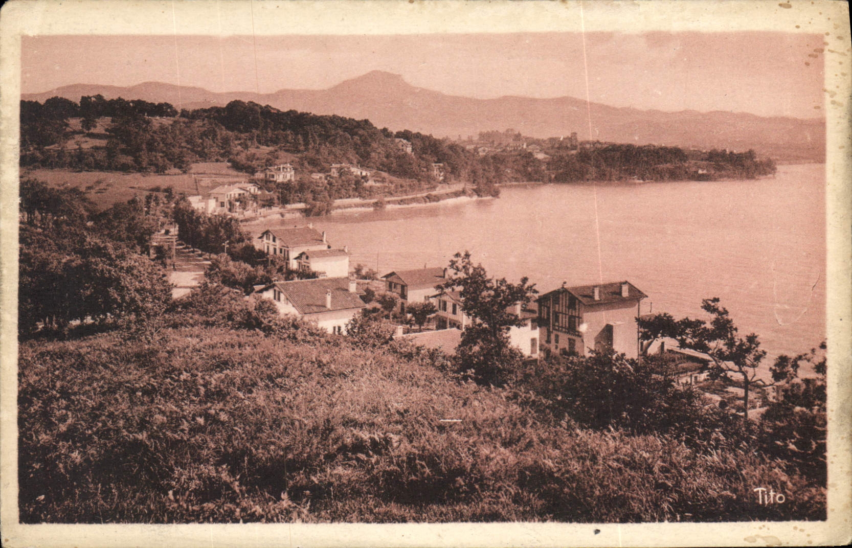 CPA Hendaye Plage (cote Basque) Le Boulevard de la Plage