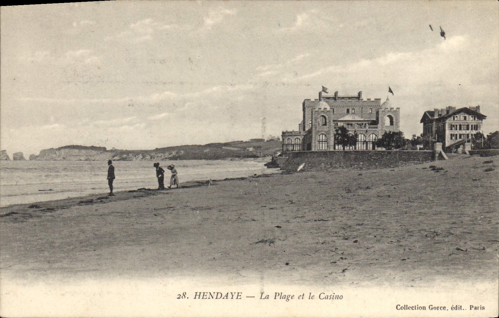 CPA Hendaye La Plage et le Casino
