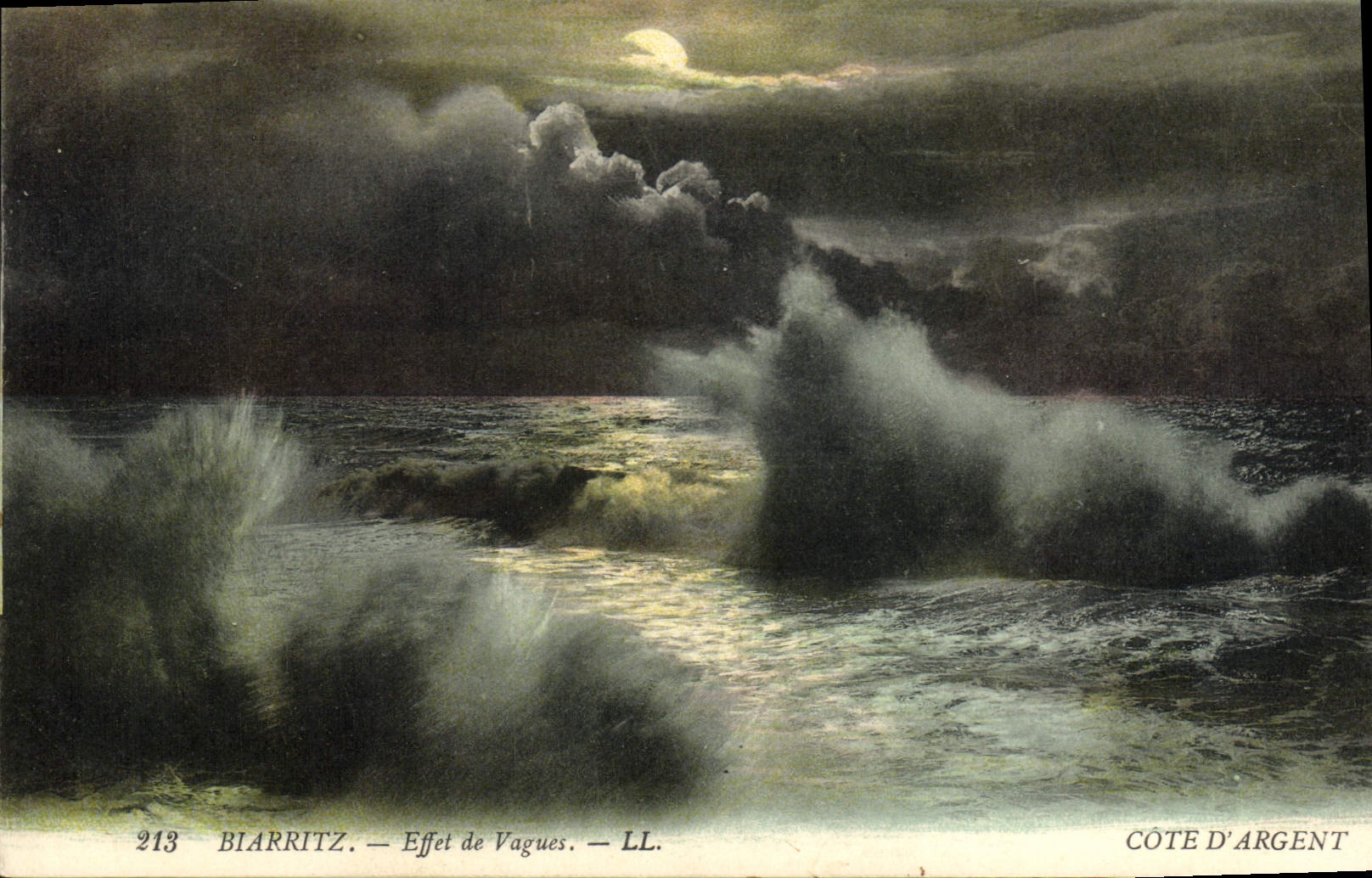 CPA Biarritz Effet de Vagues