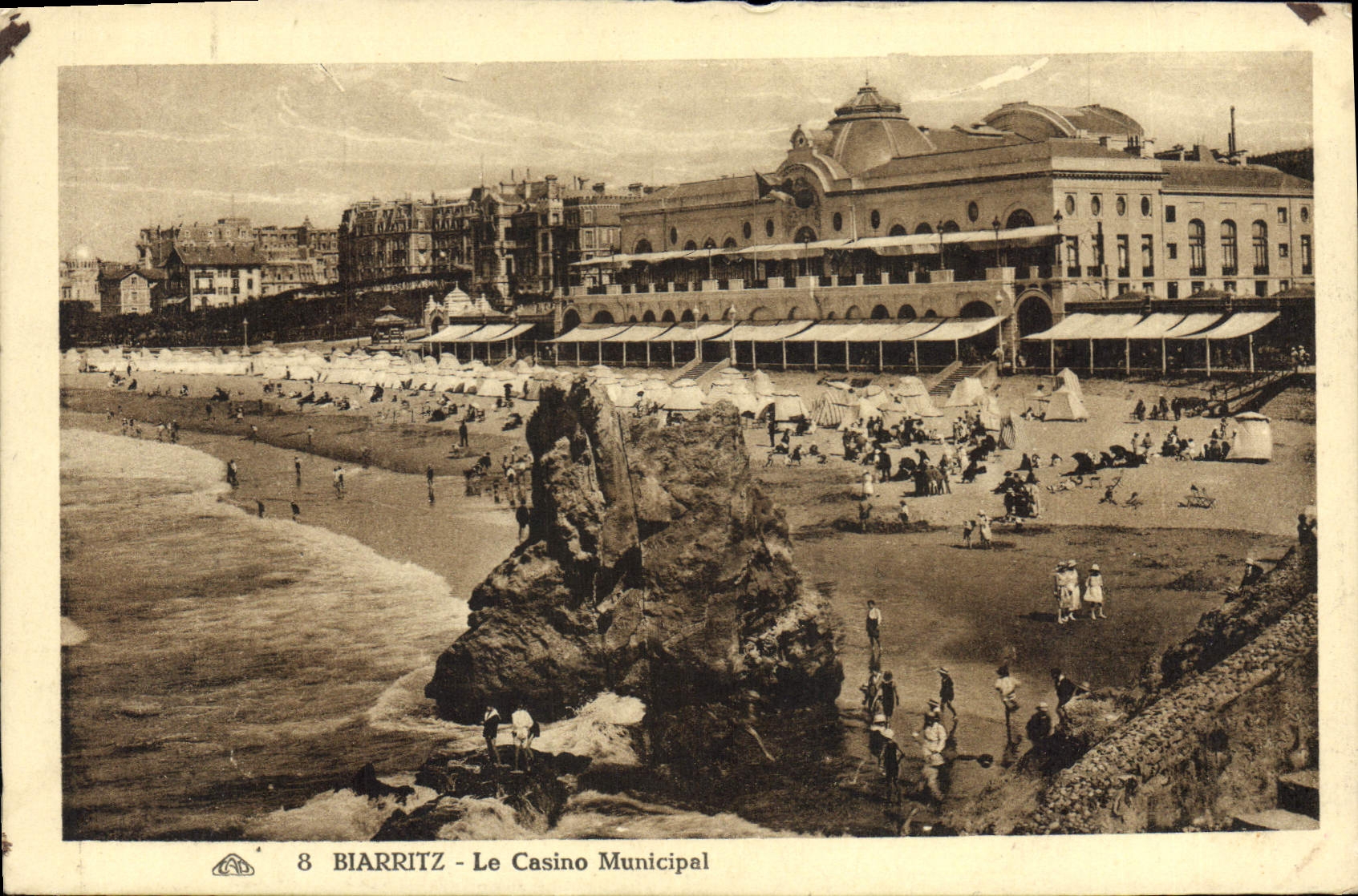 CPA Biarritz Le Casino Municipal