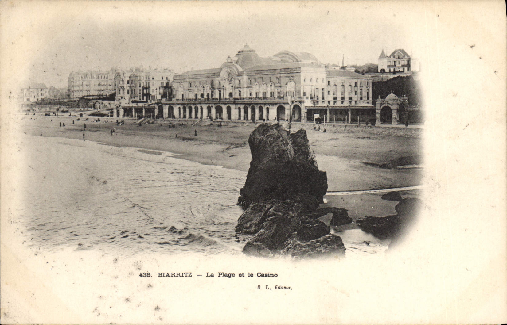 CPA Biarritz La Plage et le Casino