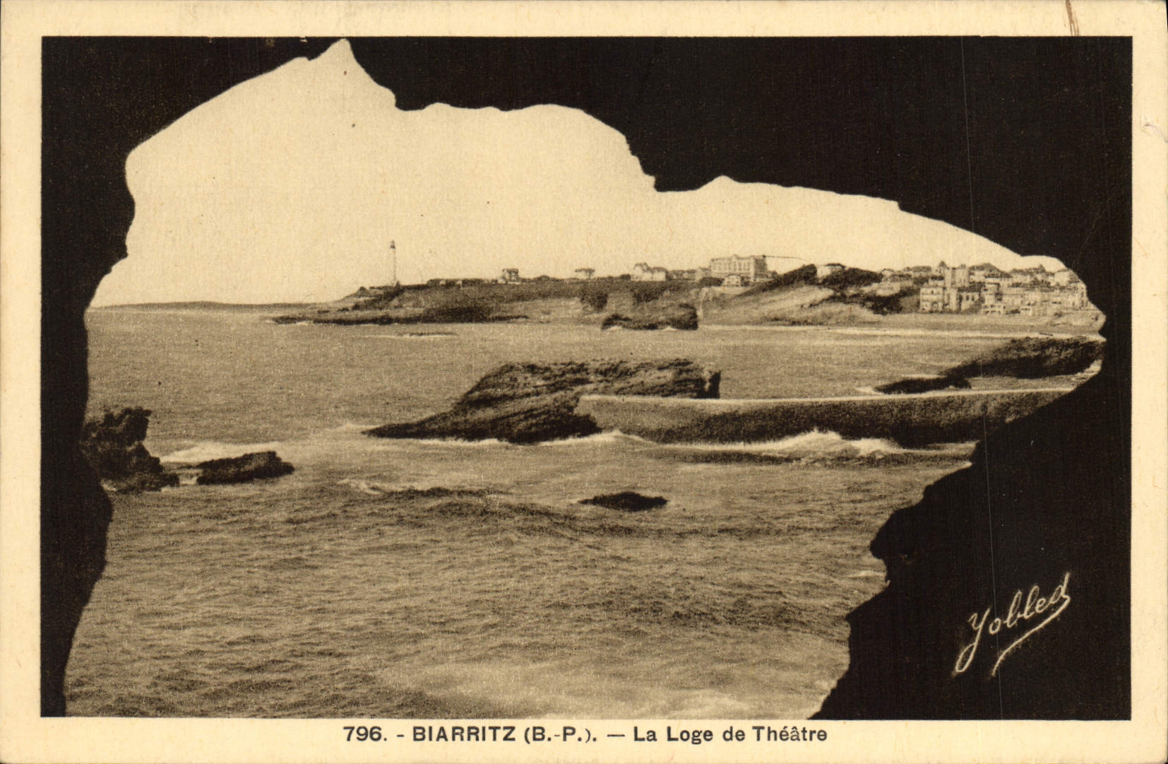 CPA Biarritz La Loge de Theatre