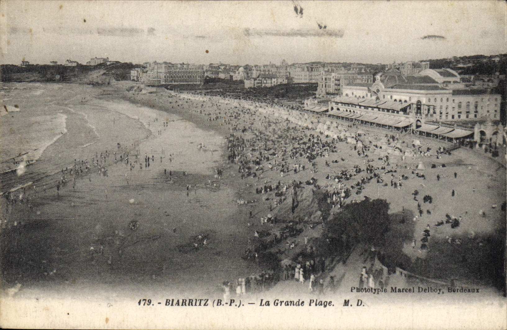 CPA Biarritz La Grande Plage