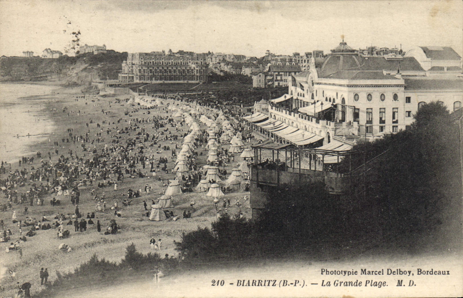 CPA Biarritz La Grande Plage