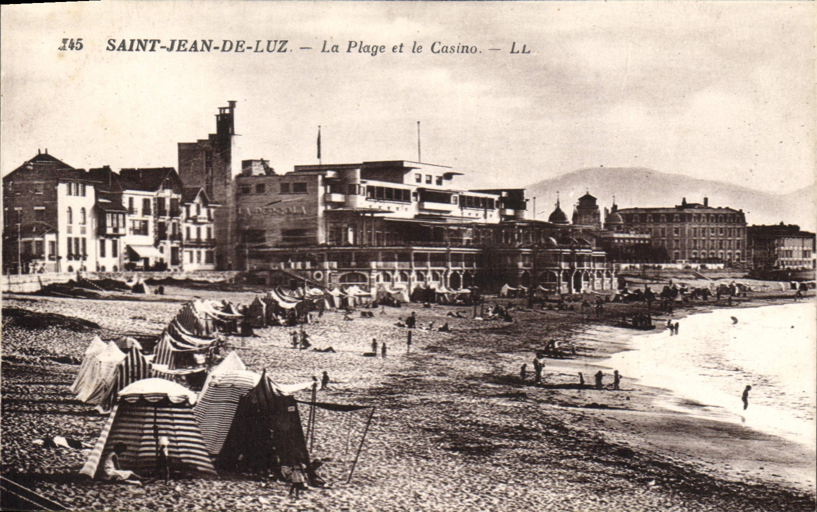 CPA Saint Jean de Luz La Plage et le Casino