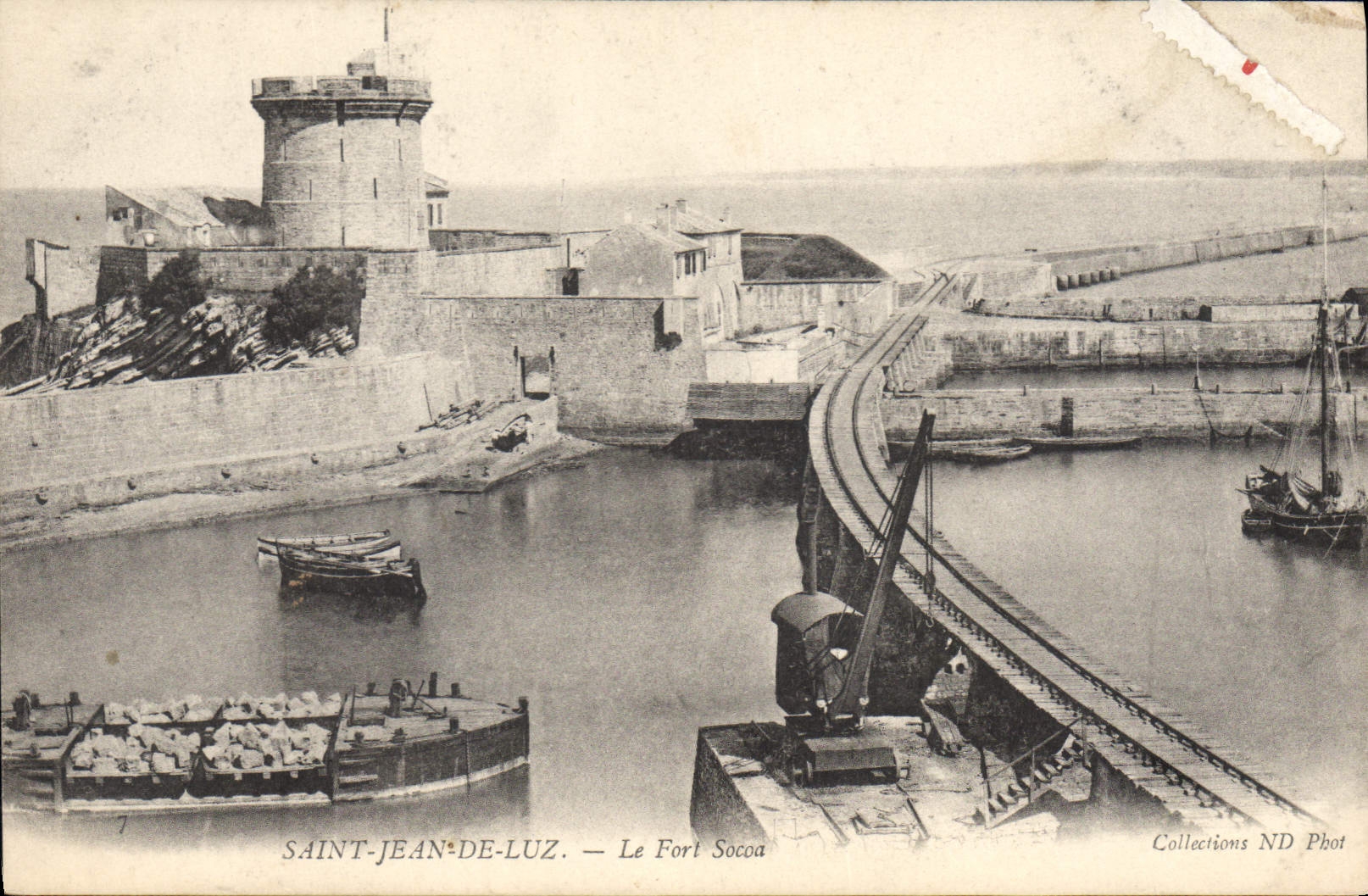 CPA Saint Jean de Luz Le Fort Socoa