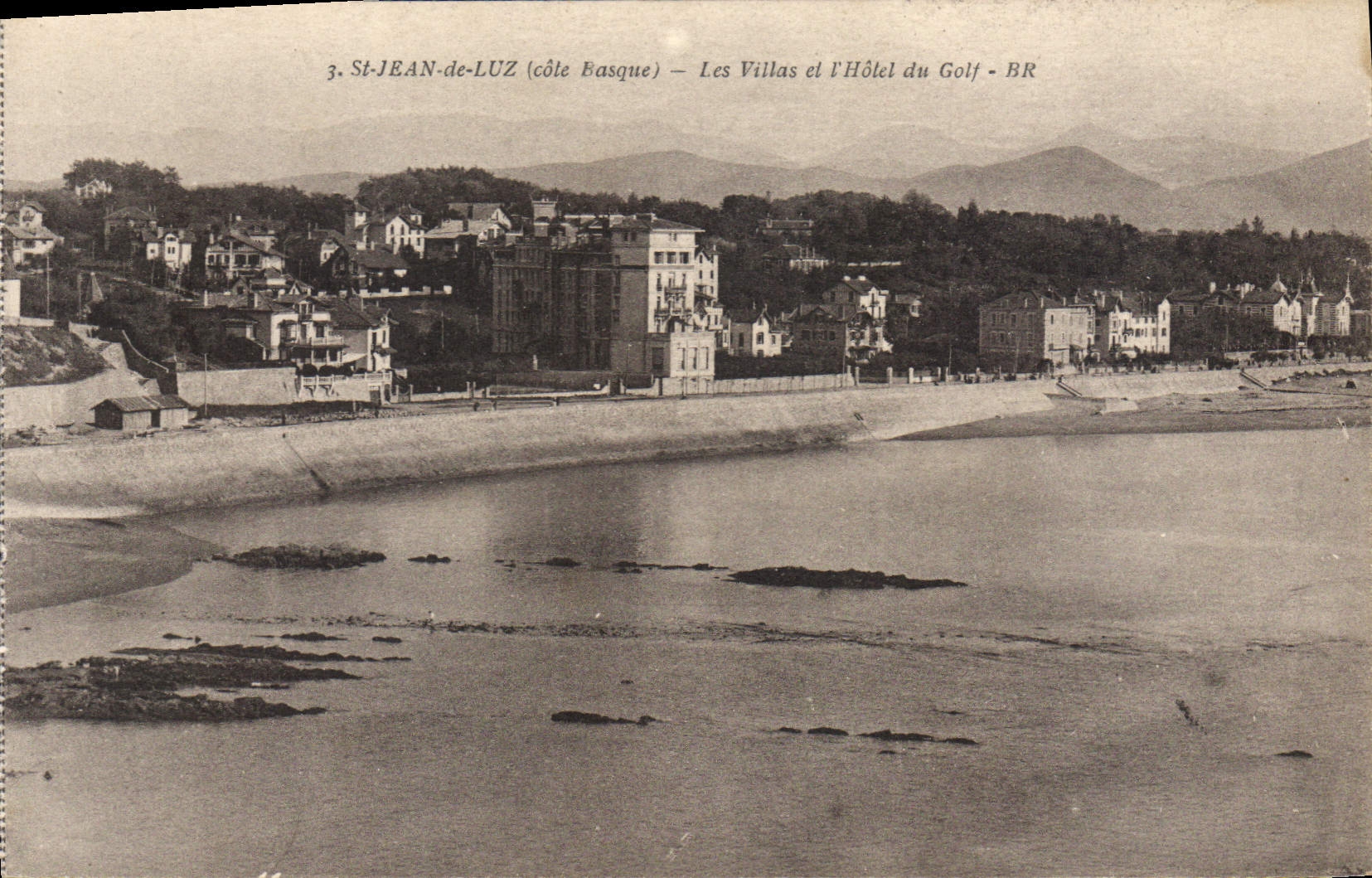 CPA Saint Jean de Luz (cote Basque) Les Villas et l'Hotel du Golf