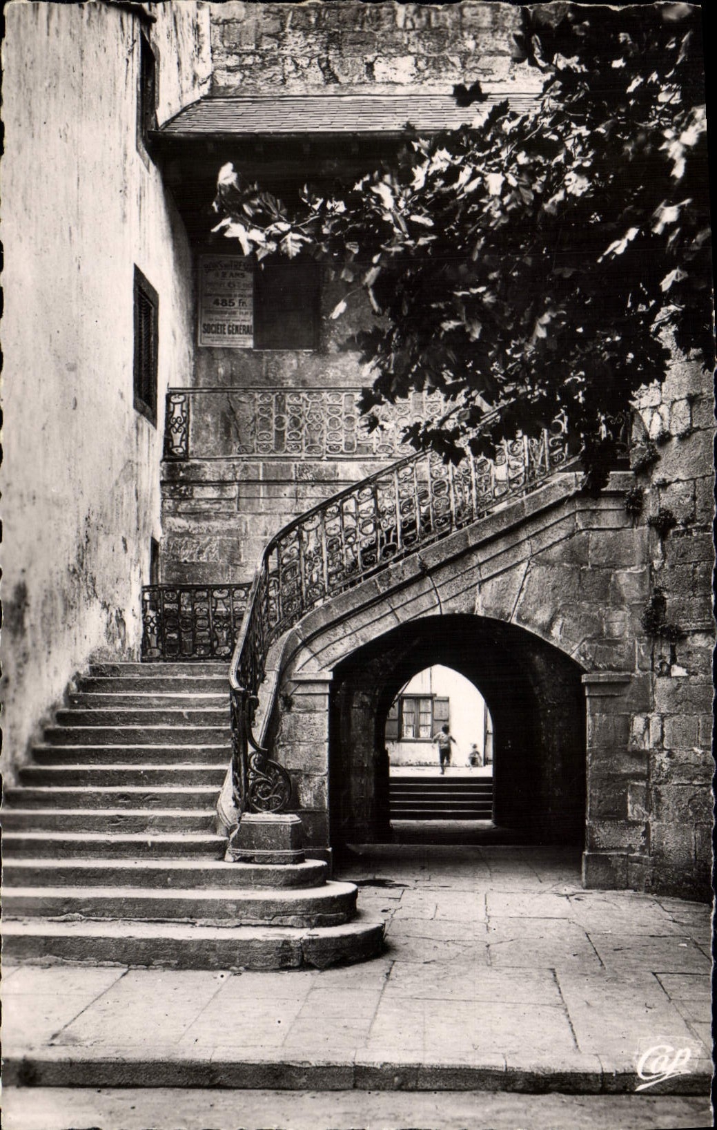 CPA Saint Jean de Luz Escalier de l'Eglise