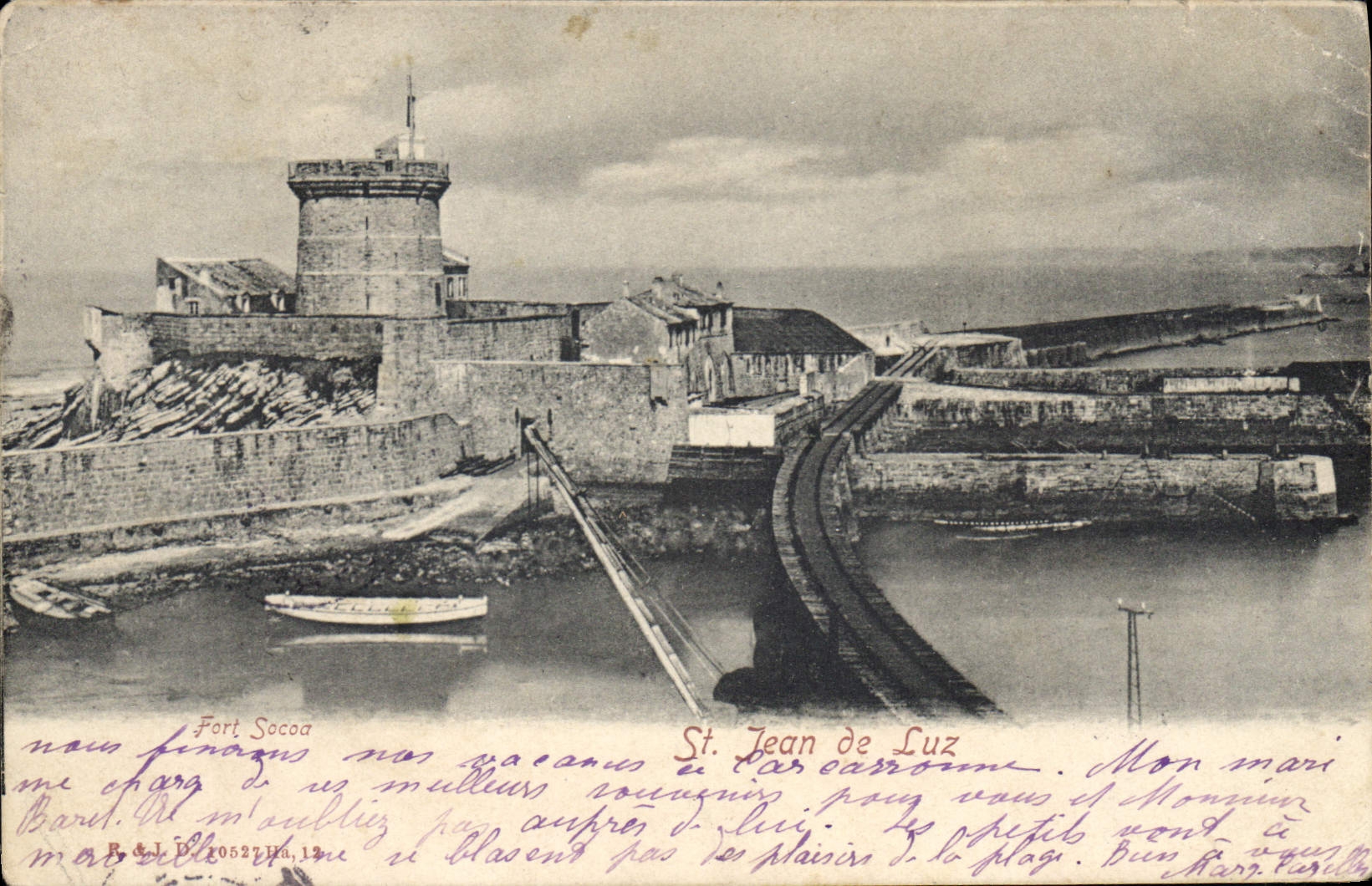 CPA Saint Jean de Luz Fort Socoa