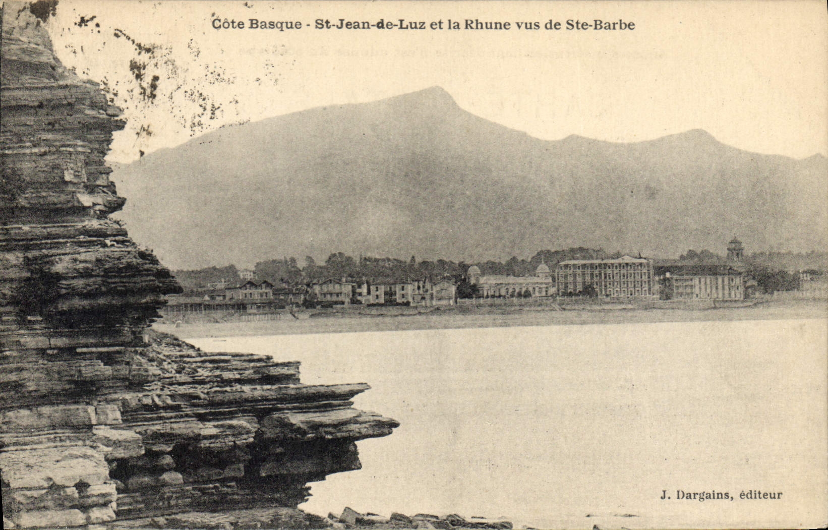 CPA Saint Jean de Luz Cote Basque la Rhune vus de Ste Barbe