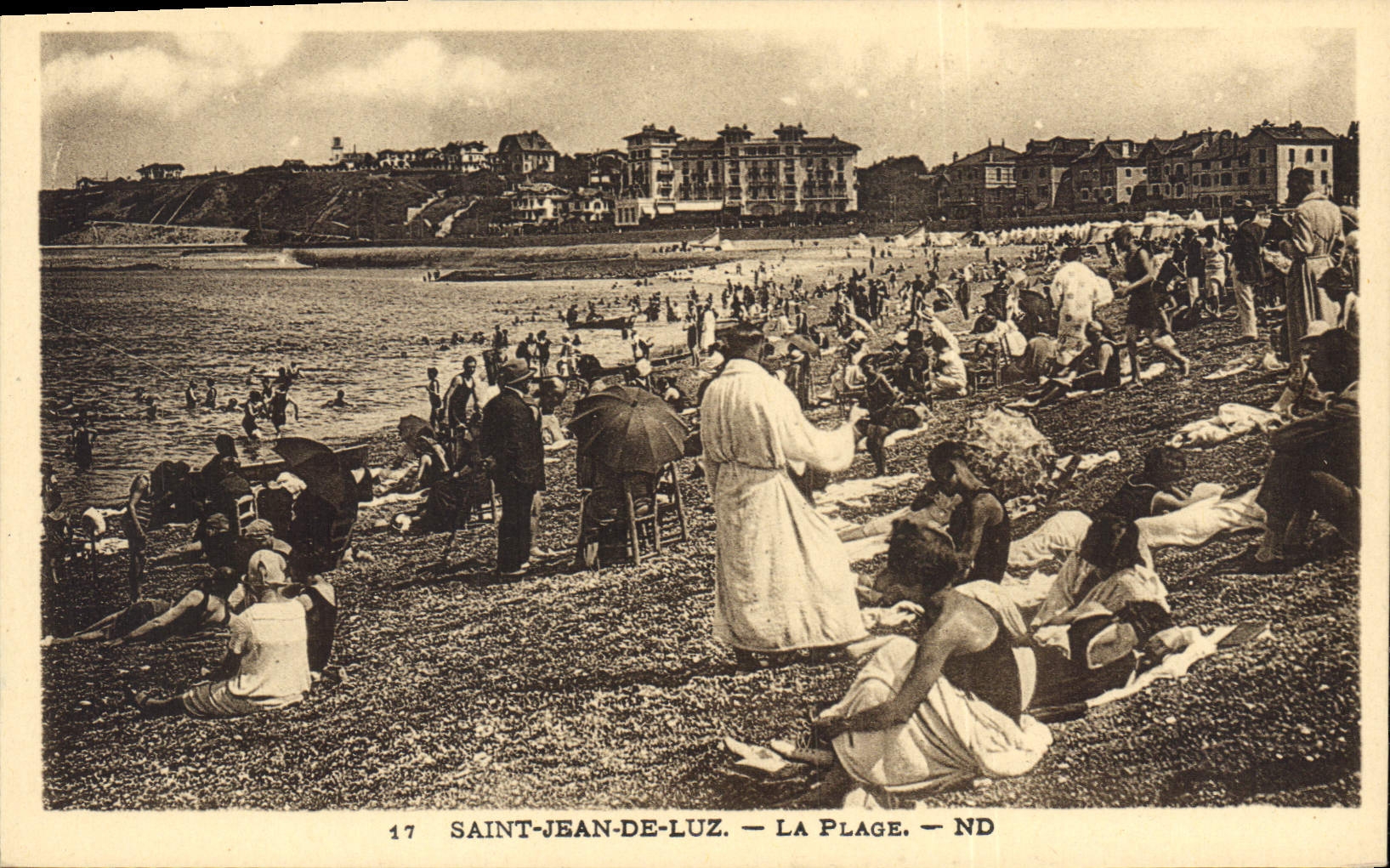 CPA Saint Jean de Luz dLa Plage