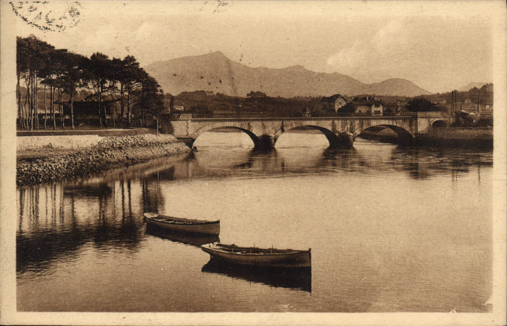 CPA Saint Jean de Luz (Cote Basque) Le Pont du Chemin de fer de la Rhune