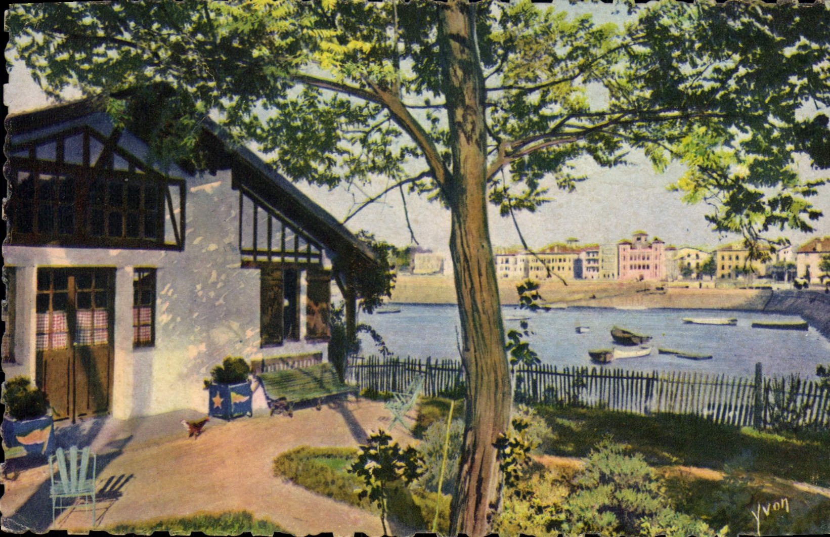 CPA Saint Jean de Luz (Basses Pyrenees) Un joli coin du Port