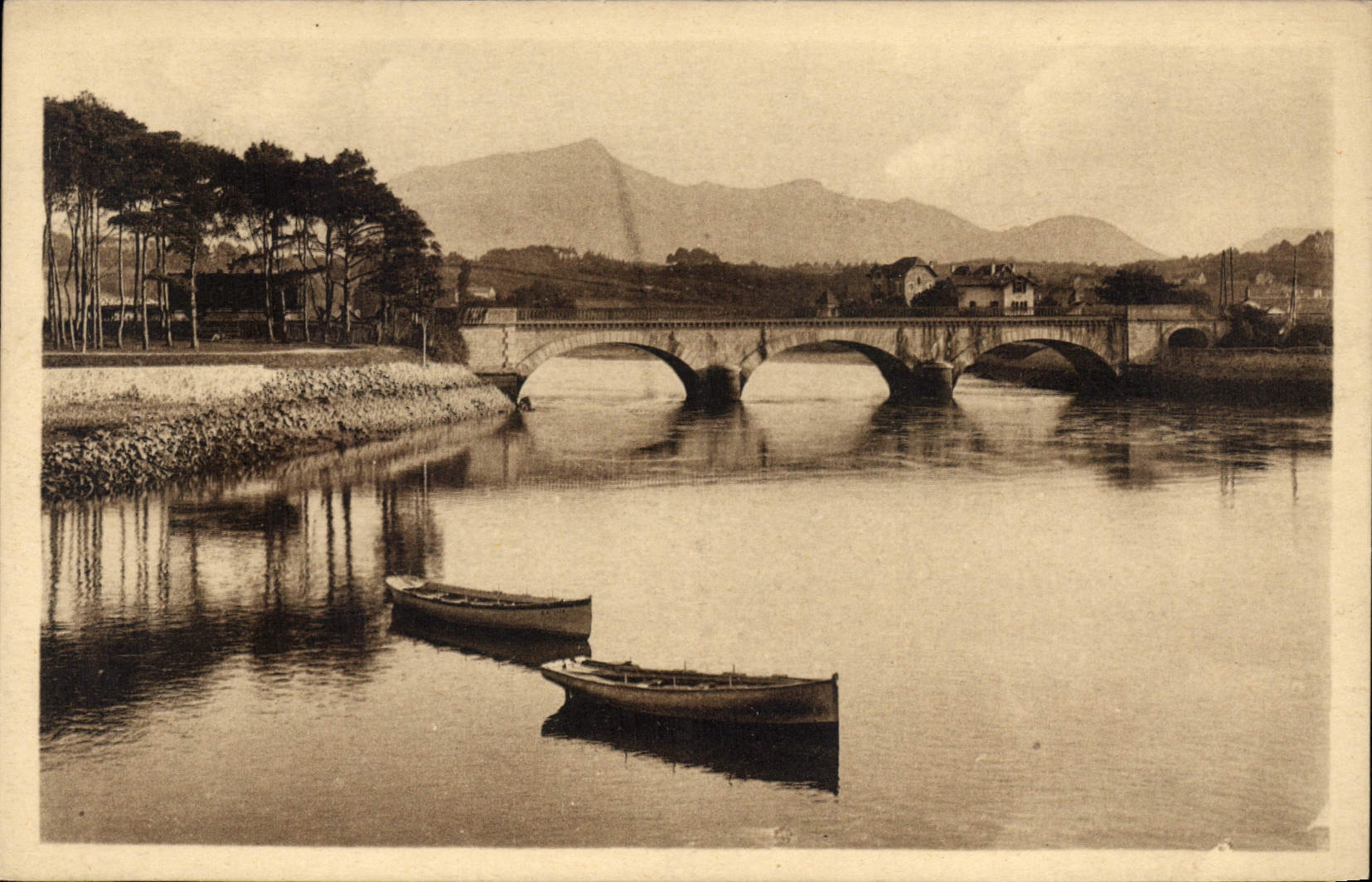 CPA Saint Jean de Luz (Cote Basque) Le Pont du chemin de fer de la Rhune
