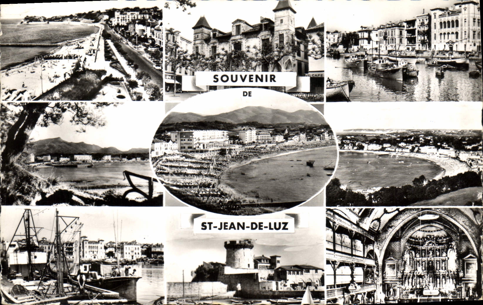 CPM Saint Jean de Luz Port Port de Socoa Interieur