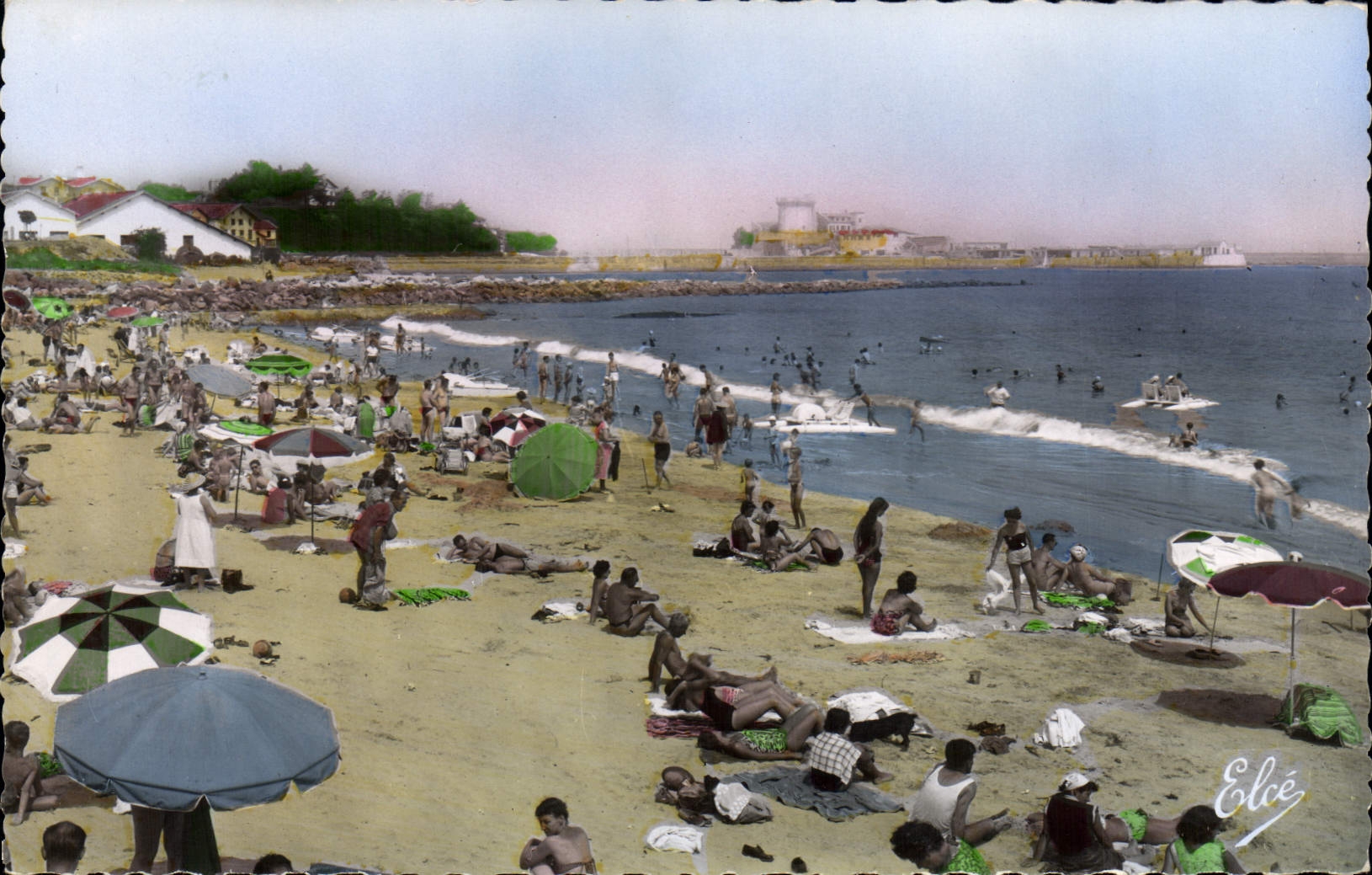 CPM Saint Jean de Luz Socoa (Basses Pyrenees) La Grande Plage Au fort de Socoa