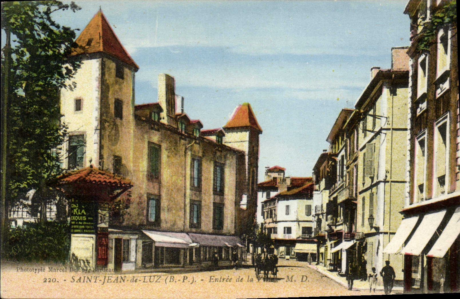 CPA Saint Jean de Luz (B P) Entree de la Ville