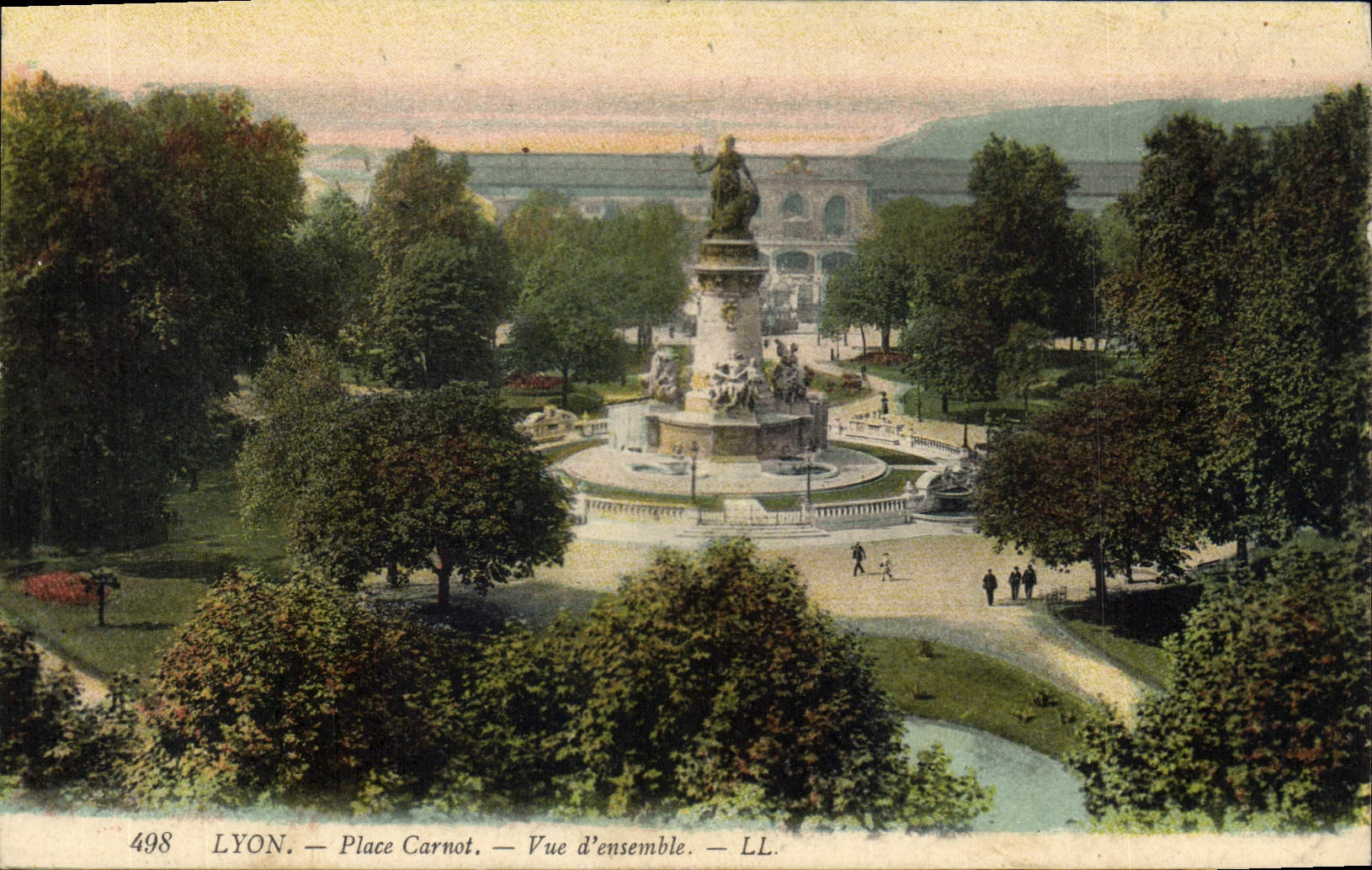 CPA Lyon Place Carnot Vue d'ensemble