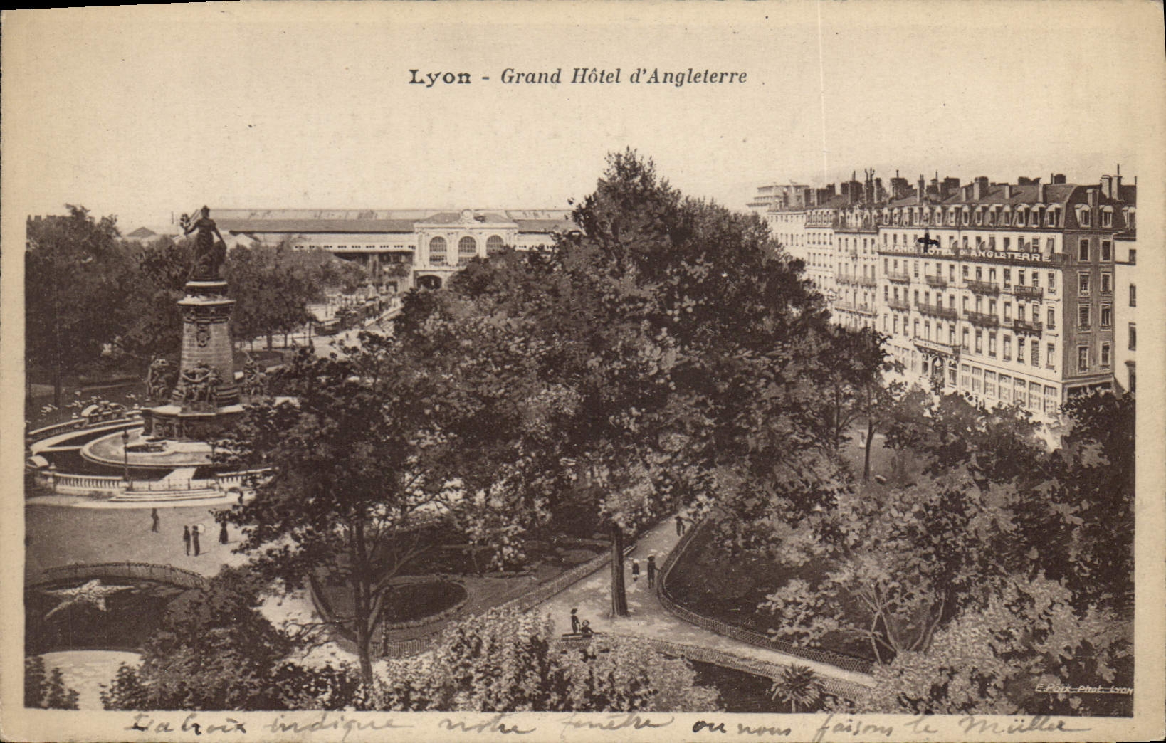 CPA Lyon Grand Hotel d'Angleterre