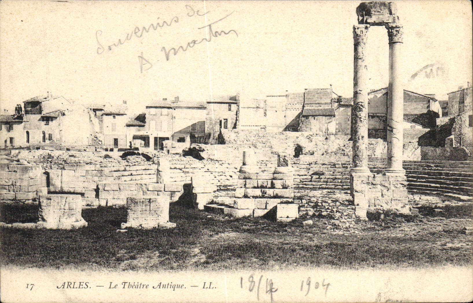 CPA Arles Le Theatre Antique