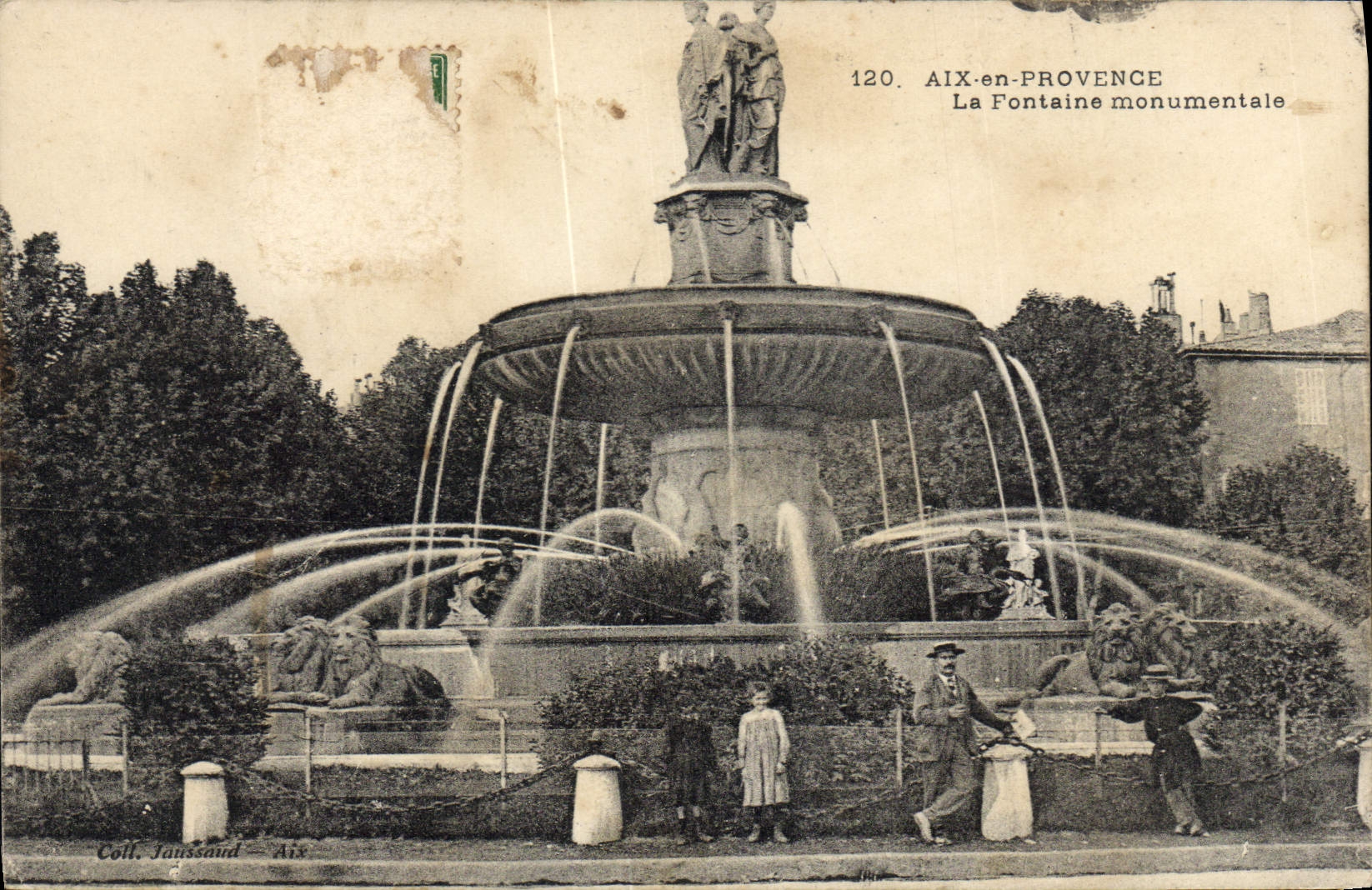 CPA Aix en Provence La Fontaine monumentale